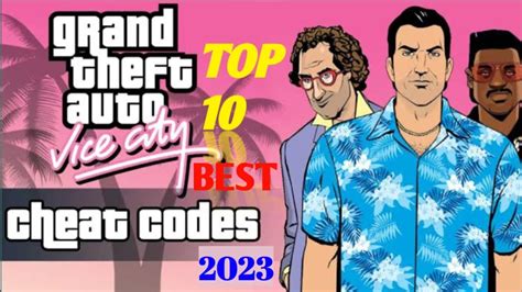 Gta Vice City Top 10 Cheat Codes New 2023 Gta Vice City Top