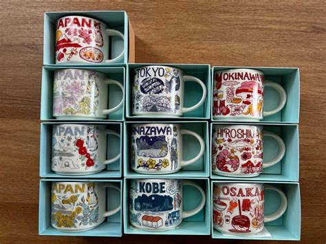 Japan Starbucks Bts Been There Series Mugs Mugs Tokyo Kanazawa Kobe