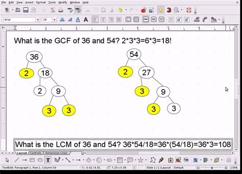 Lcm Of 36 And 54 Youtube