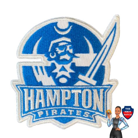 Hampton University Pirate HBCU Patch - Etsy