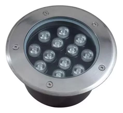 Lampara Empotrado De Led Piso 12w Luz Cálida 110 Volts Envío gratis