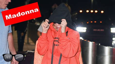 Madonna Catches A Flight At JFK Airport To Begin Her Celebration Tour