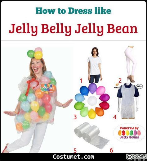 Jelly Belly Jelly Bean Costume For Cosplay And Halloween Jelly Bean