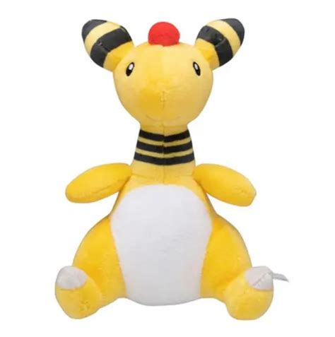 Plush Pokemon Fit Ampharos Sitting Cuties Center Exclusive New W