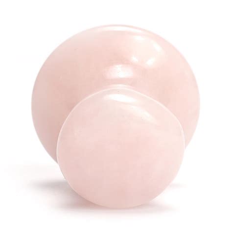 Buy Rose Quartz Mushroom Massage Stone Crystal Jade Facial Body Foot Gua Sha Tool At Affordable