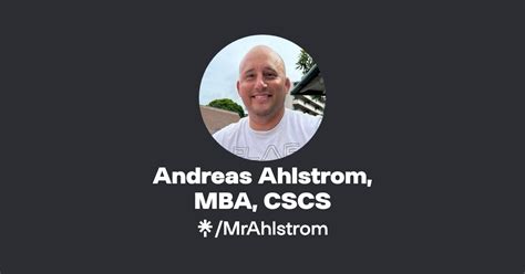 Andreas Ahlstrom Mba Cscs Instagram Linktree