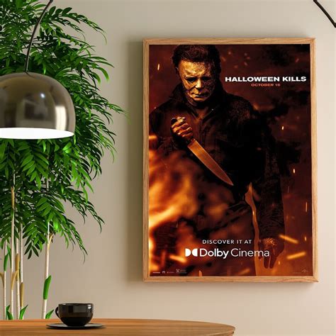 Halloween Kills Movie Poster Michael Myers Poster Sold By Yoruba