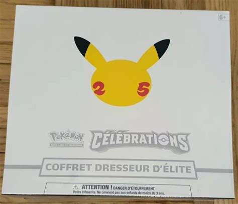 Pok Mon Ans C L Brations Coffret Dresseur D Elite Etb Scell Fr