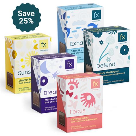 Chocolate Supplements - Relax, Focus, Rejuvenate