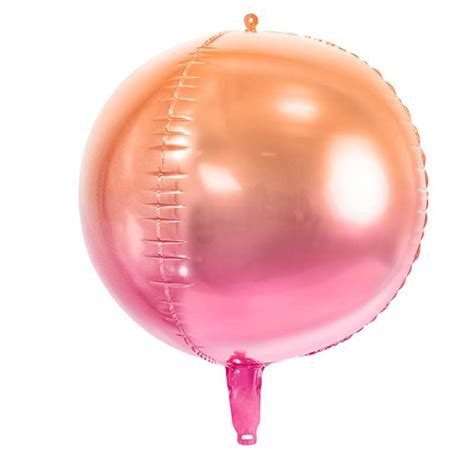 Palloncino Foil Prima Comunione Rosa Antico Tondo