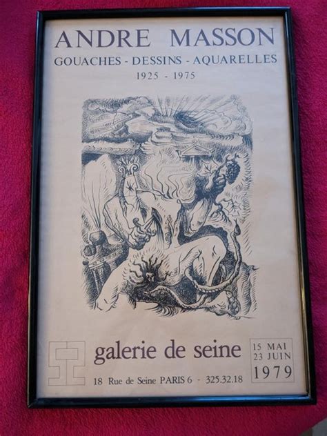 André Masson After Exhibition Poster 1979 Catawiki