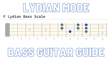 Lydian Bass Mode Easy Scale Lesson