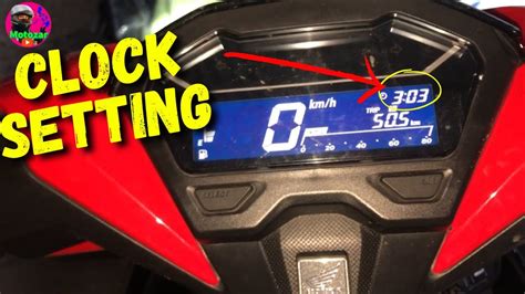 Clock Setting Honda Click 125i Youtube