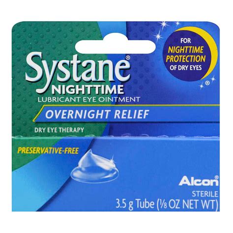 Systane Gel Lubricant Eye Gel Overnight Therapy Shop Eye Drops