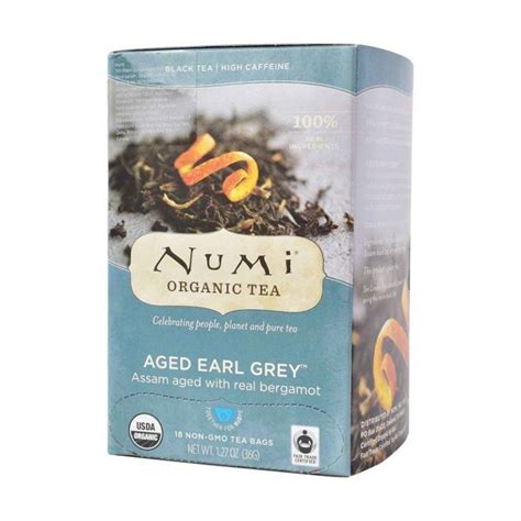 Numi Organic Tea Aged Earl Grey Gram Ovegi