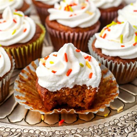 Vegan Carrot Cake Cupcakes The Hidden Veggies