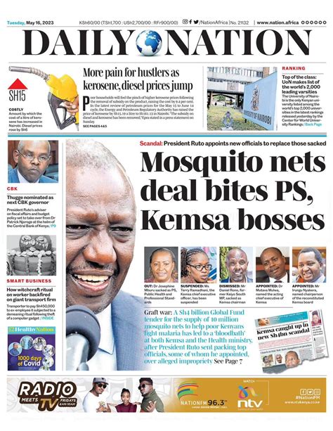 Naija On Twitter Kenya Front Pages Today