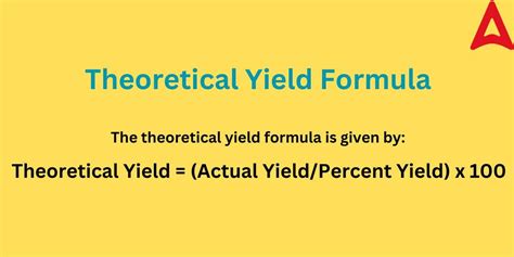 Theoretical Yield Formula, Definition, Calculation in Chemistry