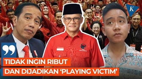 Pdi P Tak Pecat Gibran Karena Tak Mau Ribut Dan Muncul Playing Victim