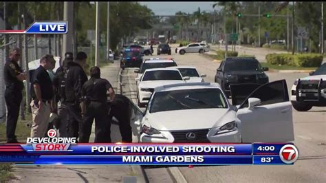 2 Transported After Police Involved Shooting In Miami Gardens Wsvn 7news Miami News Weather