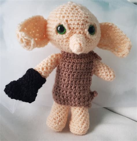 Dobby Harry Potter House Elf Crochet Stuffed Doll Etsy