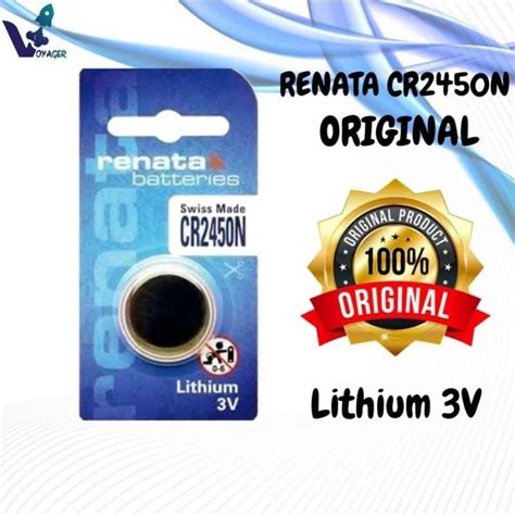 Jual Baterai Renata Cr N Original Lithium Battery Volt Renata