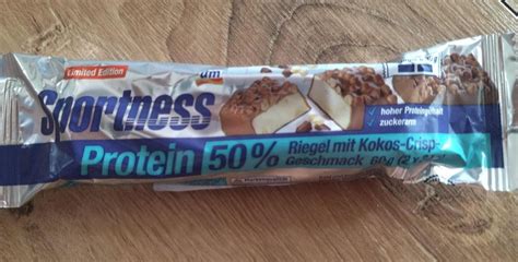 Protein Riegel Mit Kokos Crisp Geschmack Sportness Kal Rie Kj A