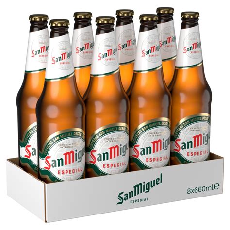 San Miguel Premium Lager Beer 660ml Bottle Bb Foodservice