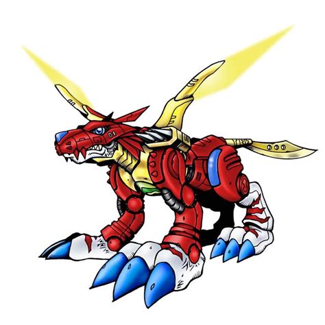 Metal Garurumon Red Wikimon The 1 Digimon Wiki