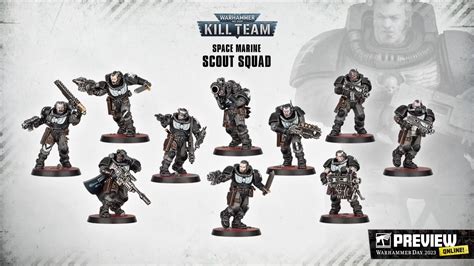 Warhammer 40K New Space Marine Scouts New And Improved Miniatures