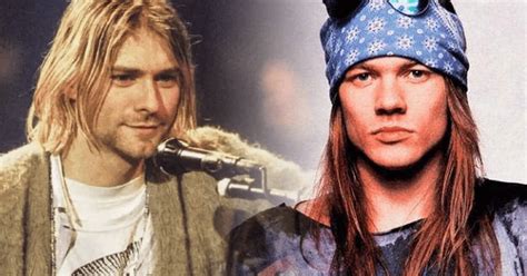 Guns N Roses Axl Rose Y Kurt Cobain Por Qu Se Pelearon Los L Deres