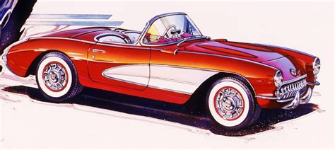 Classic Car Illustrations on Behance