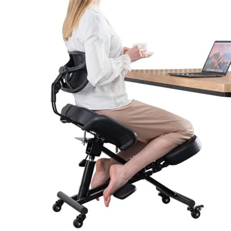 Silla Ergon Mica De Rodillas Con Respaldo Lumbar Todo Ergonom A