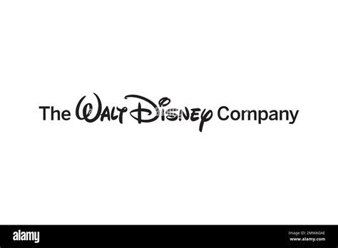 The Walt Disney Company, White Background, Logo, Brand Name Stock Photo ...