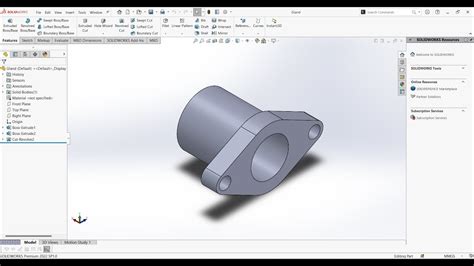 Gland Of Feed Check Valve In Solidworks Youtube