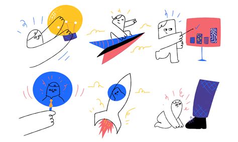 simple illustrations  vector elements