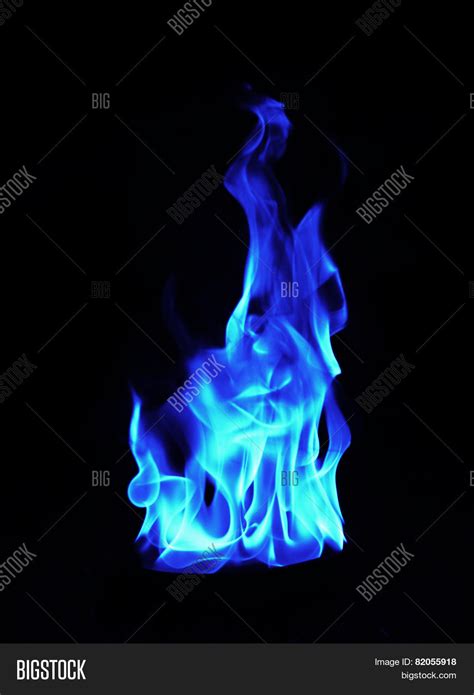 Blue Fire Flames On Image & Photo (Free Trial) | Bigstock