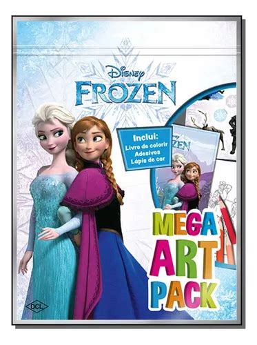 Livro Disney Mega Art Pack Frozen MercadoLivre