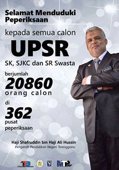 Selamat Datang Selamat Menduduki Peperiksaan Upsr