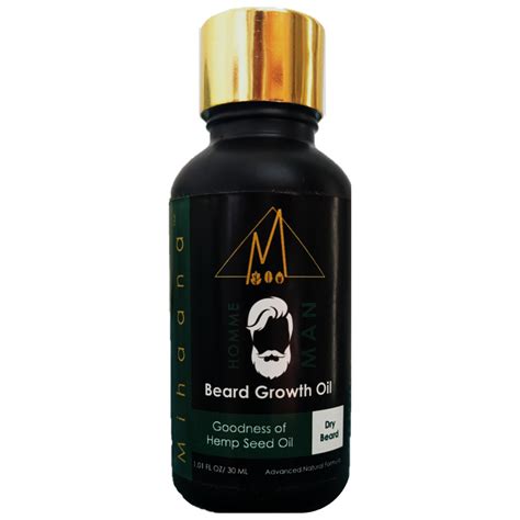 Beard Growth Oil Dry Beard Mihaana