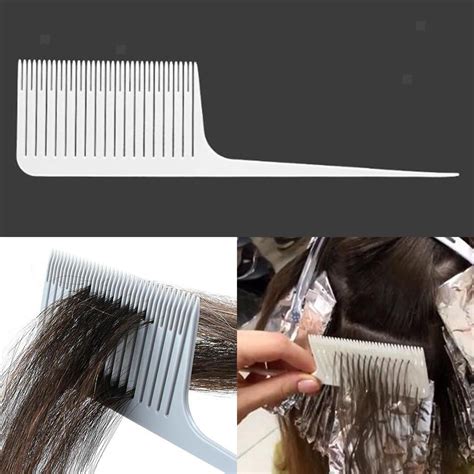 Plastic Sectioning Weaving Highlighting Foiling Hair Comb Highlight Tool Ebay