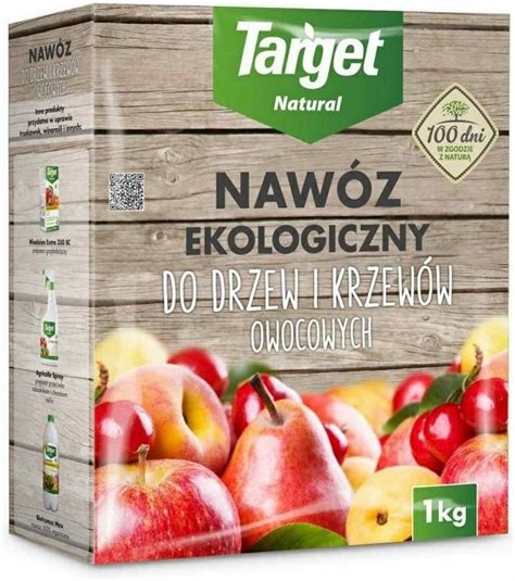 Nawóz Target Natural Nawóz Ekologiczny Do Drzew I Krzewów Owocowych 1kg