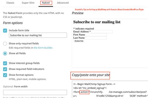 Genesis ENews Extended And Mailchimp Step By Step Guide To Setup It