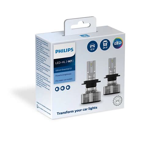 ultinon essential led headlight bulb uex philips
