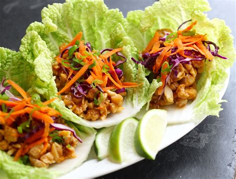 Asian Chicken Lettuce Cups Llbalanced Chicken Lettuce Cups