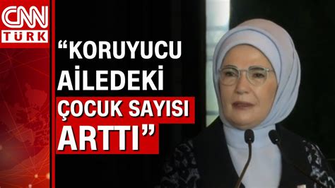 Emine Erdoğan Gönül Elçileri projesi kapsamında koruyucu aileler ile