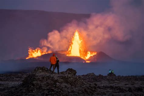 Evacuations As Iceland’s Huge Volcano On The Rekjanes