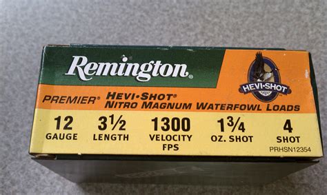 Remington Hevi Shot 12GA 3 5 4 Shot For Sale