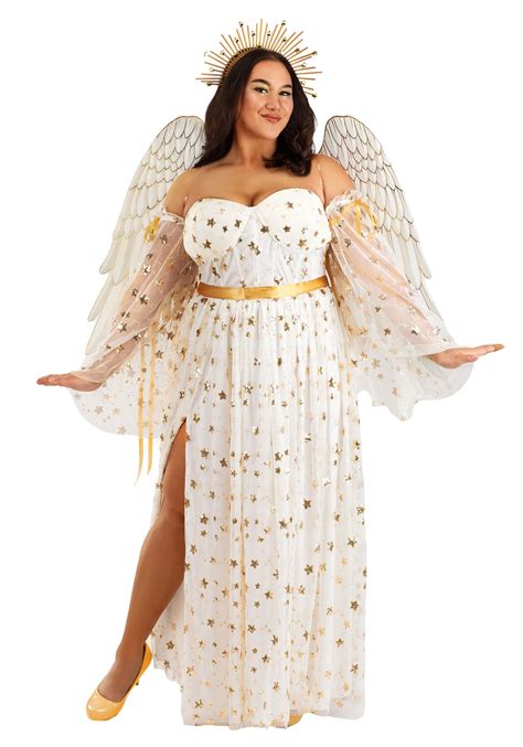 Plus Size Womens Premium Angel Costume Adult Angel Costumes