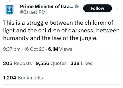 Netanyahu deletes 'children of darkness' post after Gaza hospital ...